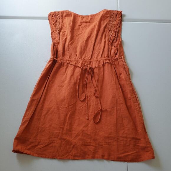 Y2k Babydoll Top Womens Small Boho Embroidered Crochet Sleeveless Fairy Whimsy - Picture 6 of 10